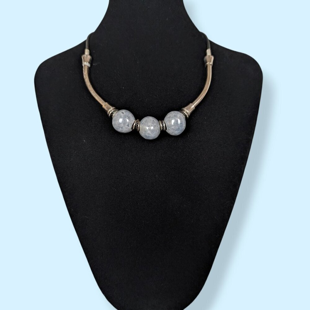 (2/$20) Vintage Chunky Ceramic Beaded Necklace - Picture 1 of 6